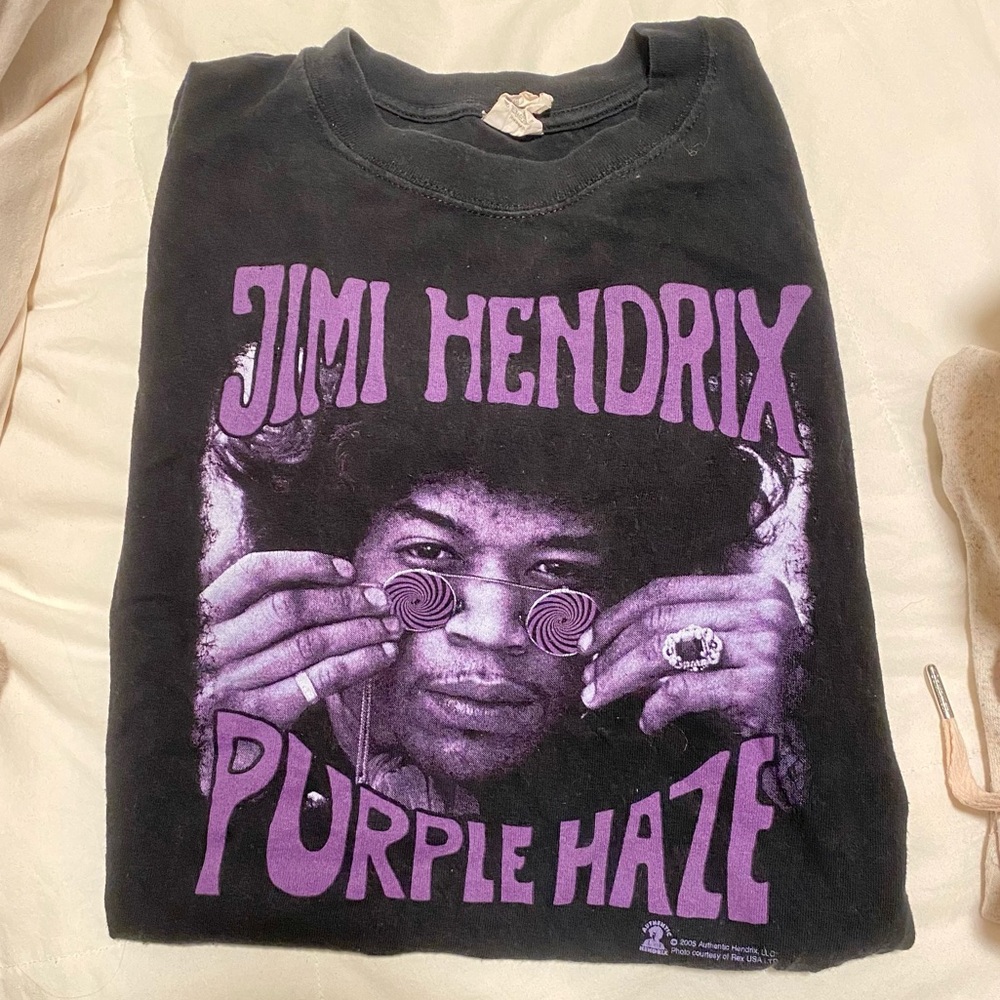 Jimi Hendrix Purple Haze Band Tee ☔️